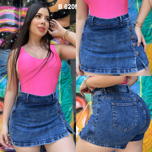 Falda short dama rf 620