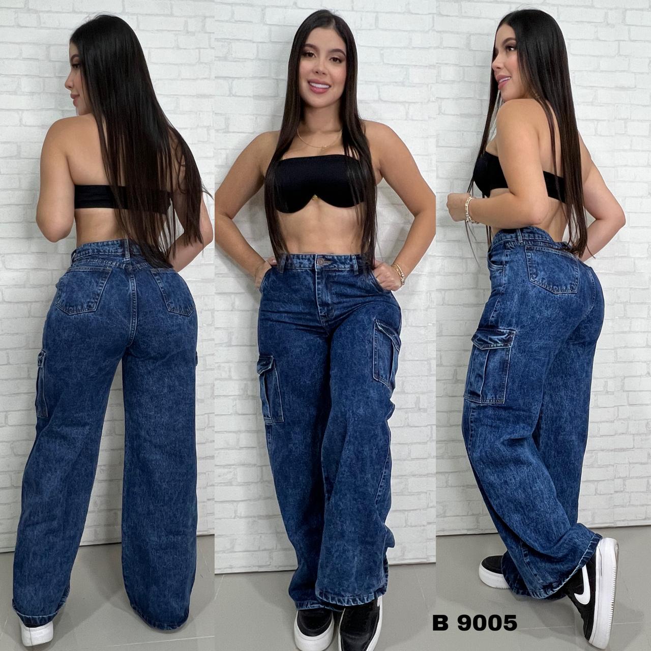 jeans cargo horma perfecta 9005